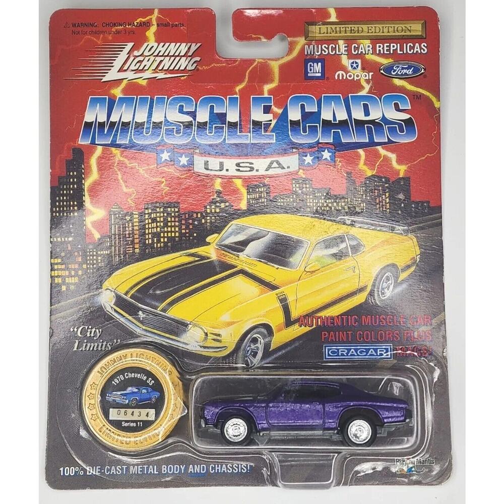 1994‎ Johnny Lightning Muscle Cars USA 1970 Chevelle SS Series 11 Purple HW20